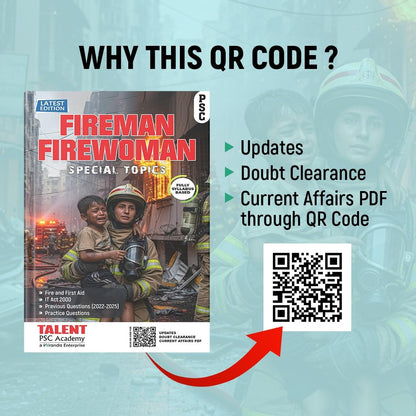 Kerala PSC Fireman/ Firewoman Special Topics Book by Talent Academy