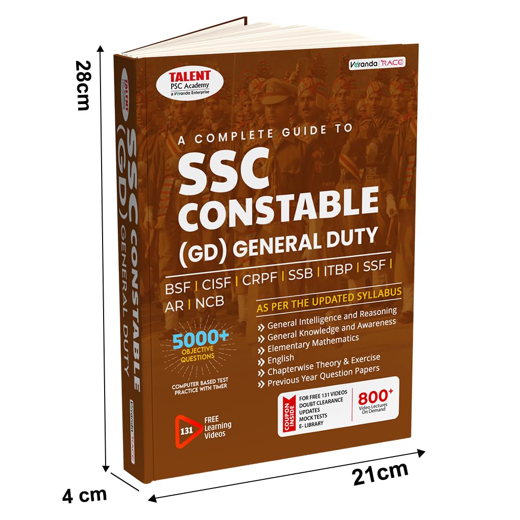 Kerala PSC SSC Constable GD Books Complete Study Guide by Talent Academy