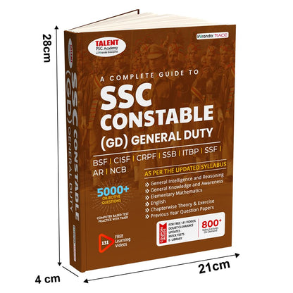 Kerala PSC SSC Constable GD Books Complete Study Guide by Talent Academy
