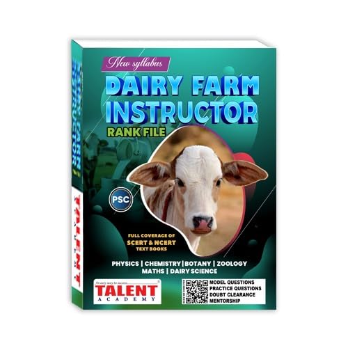 Kerala PSC Dairy Farm Instructor Rank File Book By Talent Academy