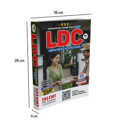 Kerala PSC LDC Advanced Rank File 2027 Book by Talent Academy