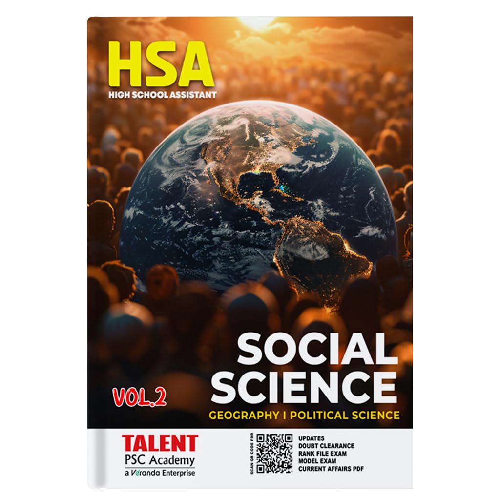 Kerala PSC HSA Social Science Rank File Books By Talent Academy