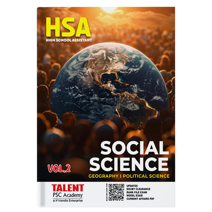Kerala PSC HSA Social Science Rank File Books By Talent Academy