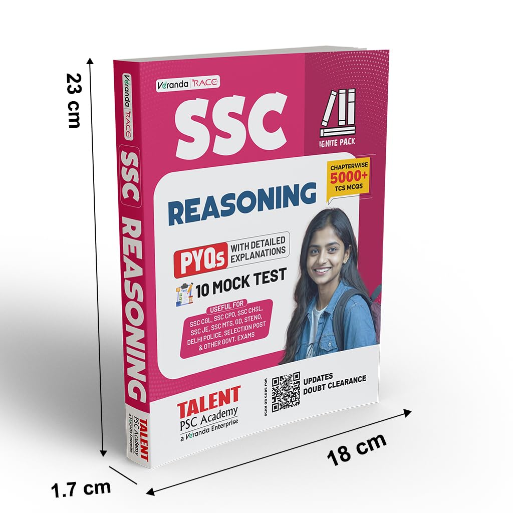 Kerala PSC, SSC Reasoning Previous year Question Paper Book By Talent Academy